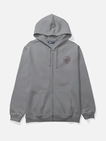 Salty crew MEN'S SPLIT UP ZIP FLEECE SHARK SKIN