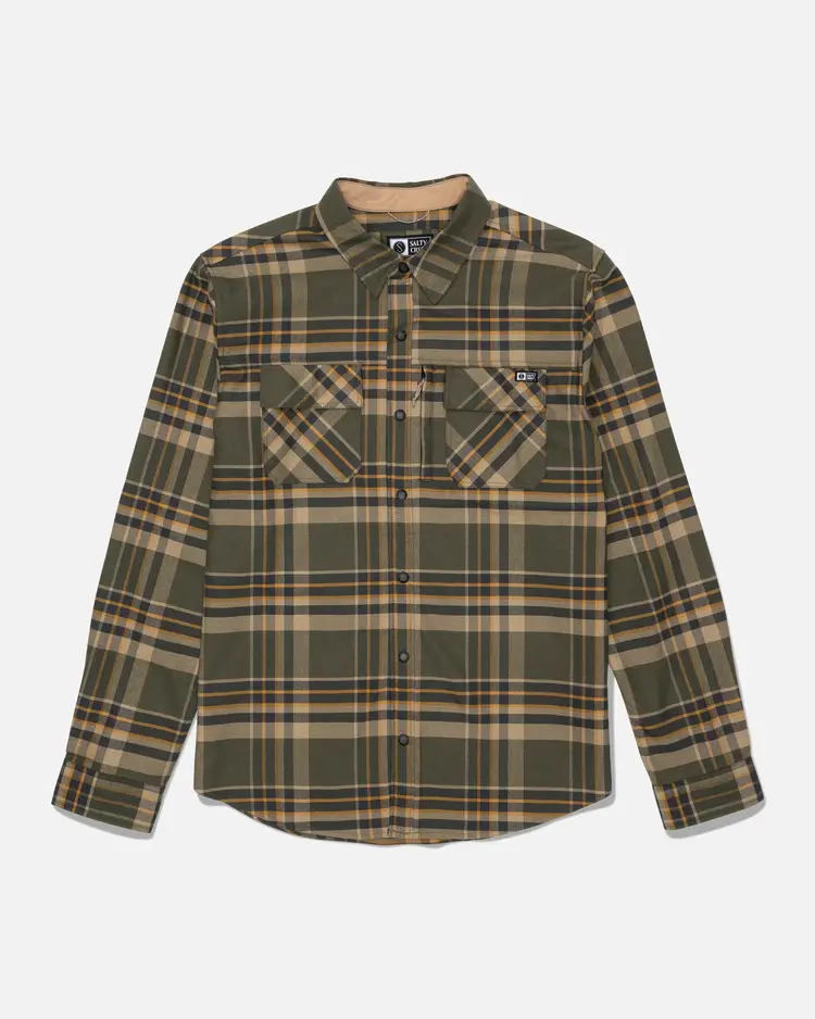 Salty crew MEN'S FATHOM TECH FLANNEL