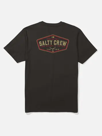 Salty crew MEN'S TAILFIN CREW TEE BLACK