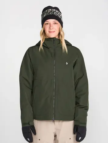 Volcom FEMMES STEELE INSULATED JACKET DARK GREEN