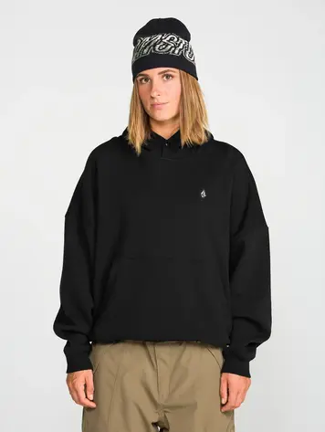 Volcom WOMEN'S YOURFAV BAGGY HOODIE BLACK