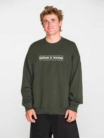 Volcom MEN'S DIRTY WORK CREW ROSIN
