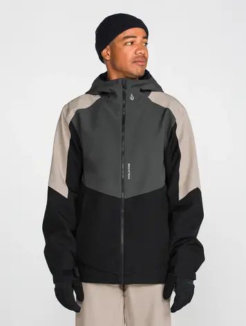 Volcom MEN'S BRIGHTON FULL ZIP JACKET DARK GREY