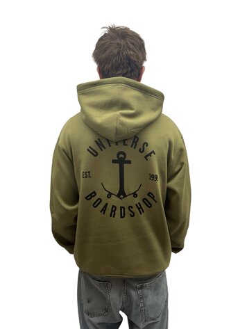 Universe Boardshop ANCRE HOODIE OLIVE/BLACK