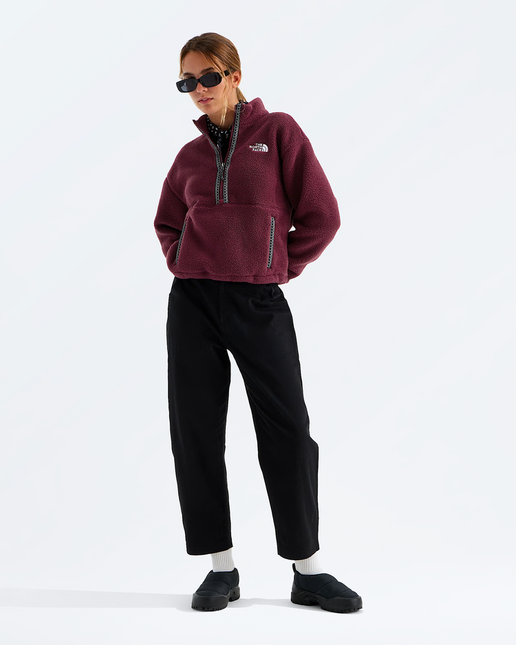 THE NORTH FACE WOMEN'S TNF FLEESKI 1/4 ZIP PULLOVER