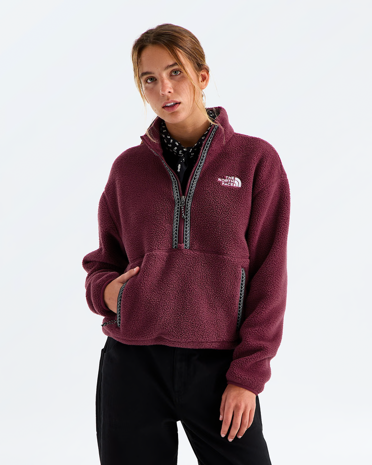 THE NORTH FACE WOMEN'S TNF FLEESKI 1/4 ZIP PULLOVER