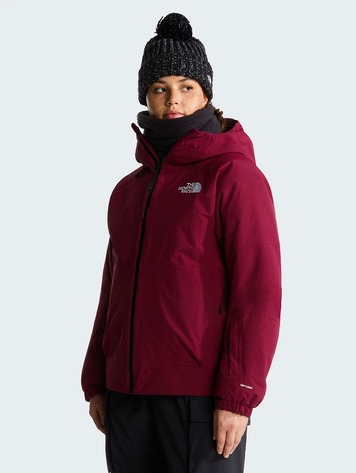 THE NORTH FACE FEMMES SLAYDEE INSULATED JACKET BURGUNDY CRUSH