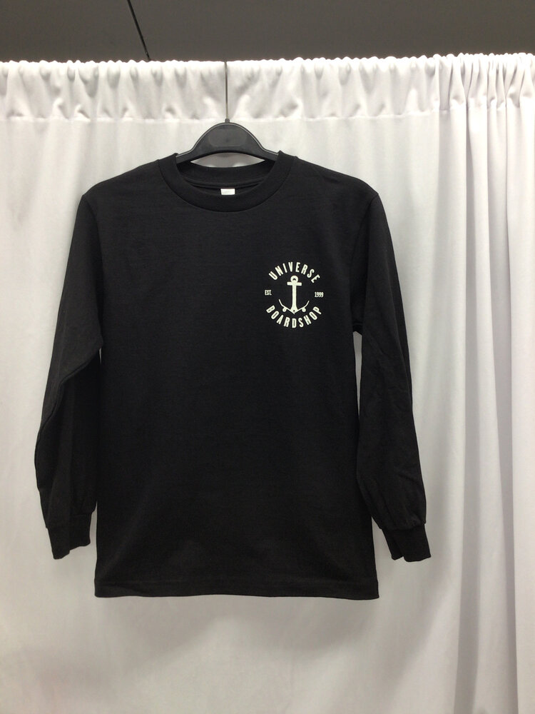 Universe Boardshop MEN'S ANCRE T-SHIRT LONG SLEEVE BLACK/SAND