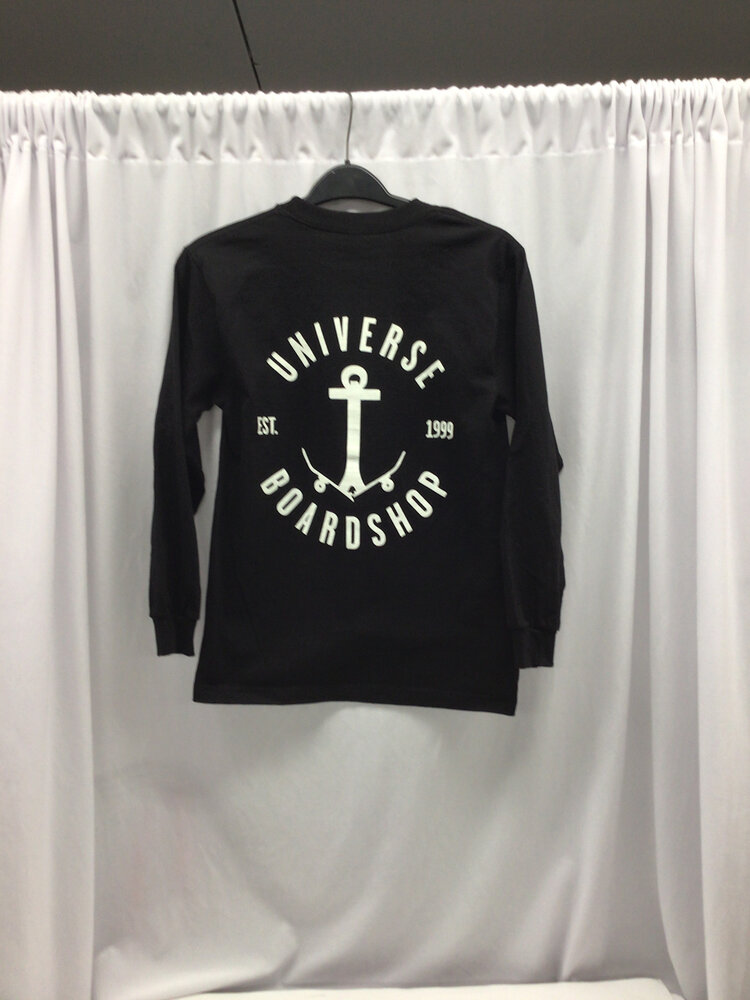 Universe Boardshop MEN'S ANCRE T-SHIRT LONG SLEEVE BLACK/SAND