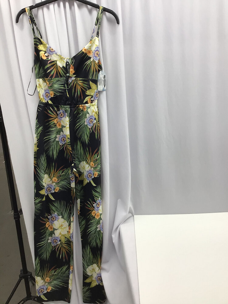 Everyday Sunday COVER-UP JUMPSUIT C.BLACK TIKI