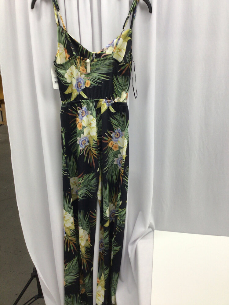 Everyday Sunday COVER-UP JUMPSUIT C.BLACK TIKI