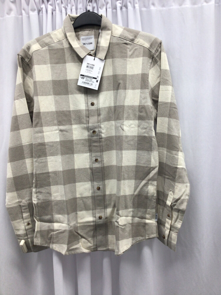 Only & Sons HOMMES GUDMUND CHECK LS SHIRT