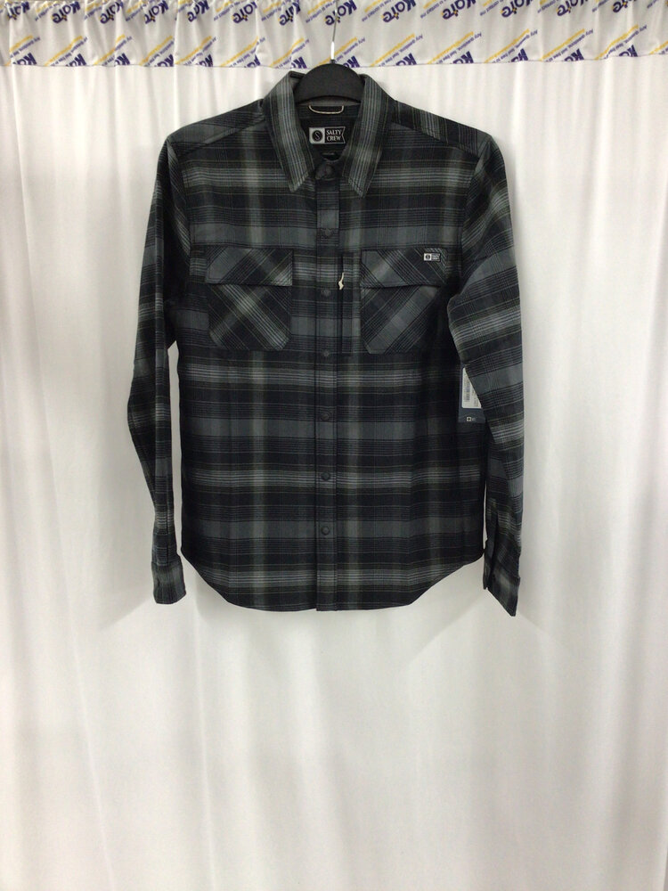 Salty crew MEN'S FATHOM TECH FLANNEL LS