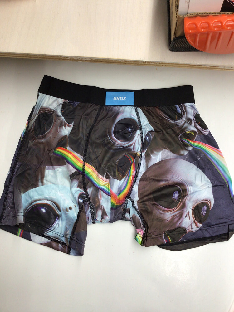 Undz MEN'S CLASSIC BOXER ALIENS ARC-EN-CIEL