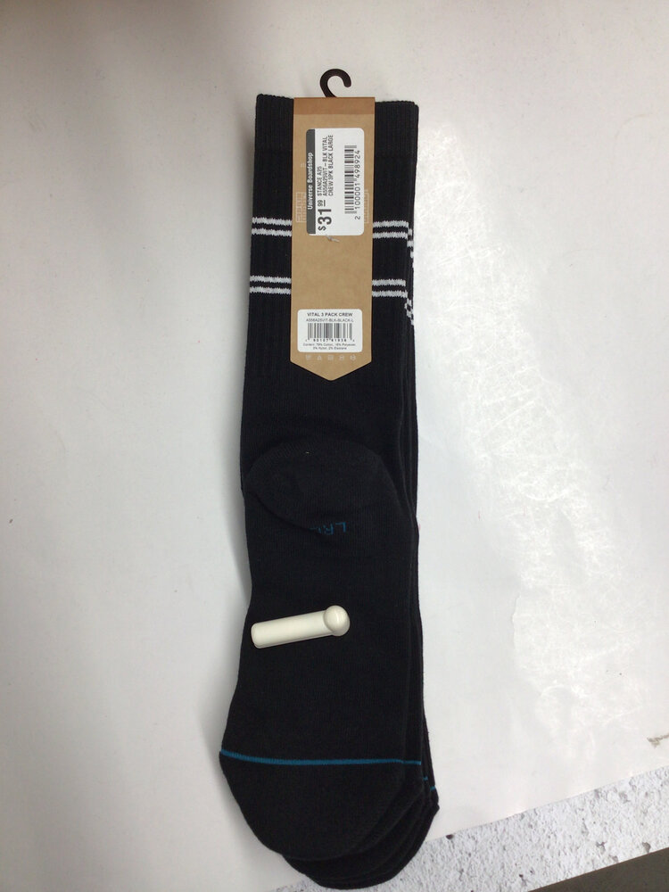 Stance MEN'S VITAL CREW SOCKS 3 PACK
