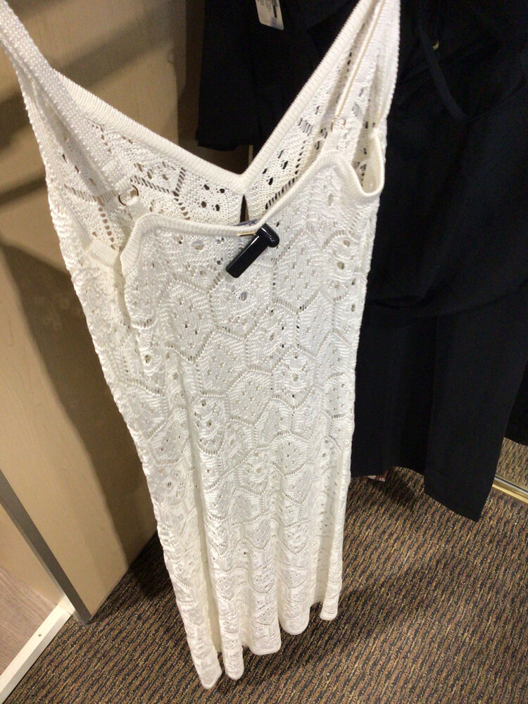 Everyday Sunday WOMEN'S OPEN WORK CROCHET COVER-UP DRESS