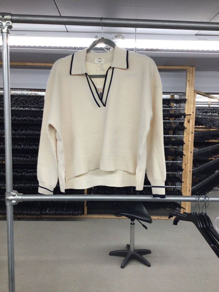 Gentle fawn WOMEN'S TRISTAN V-NECK SWEATER