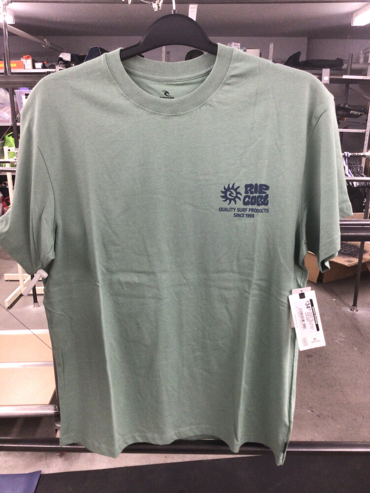 RIP CURL MEN'S PACIFIC RINSE GLASS OFF TEE