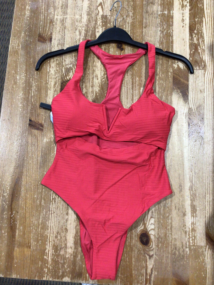 Everyday Sunday FEMMES UNE-PIÈCE TEXTURED RACERBACK EXTRA HIGH-LEG