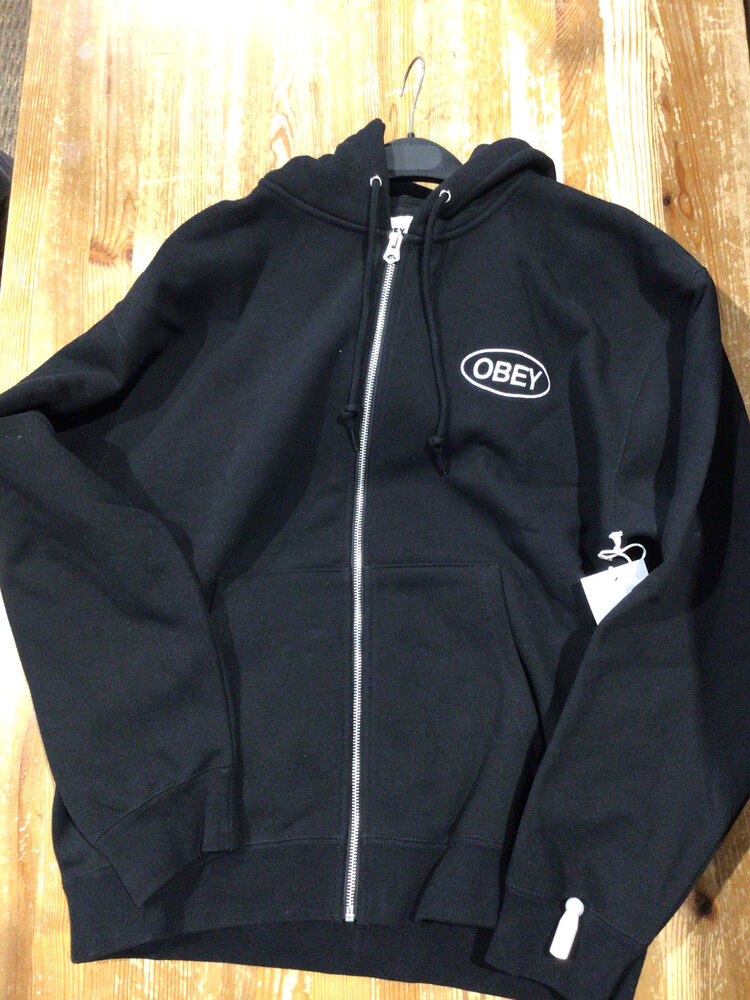 Obey MEN'S OBEY OVAL ZIP HOODIE
