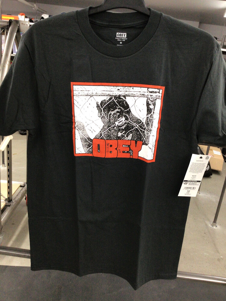 Obey HOMMES BEWARE CLASSIC T-SHIRT VINTAGE