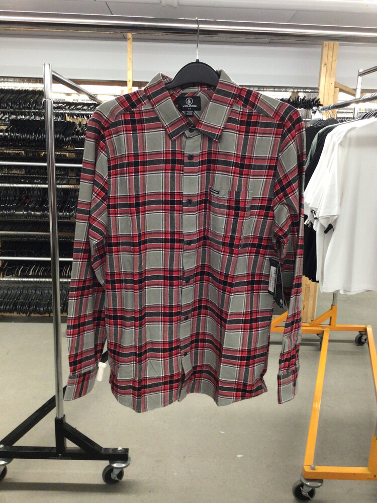 Volcom HOMMES CADEN PLAID LONG SLEEVE SHIRT