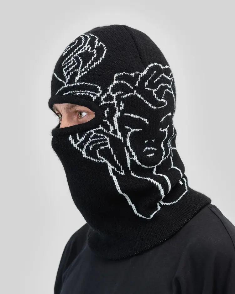Beyond Medals MEN'S JACQUARD KNIT BALACLAVA ANGEL
