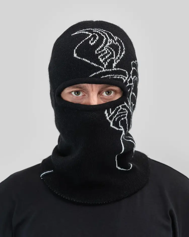 Beyond Medals MEN'S JACQUARD KNIT BALACLAVA ANGEL