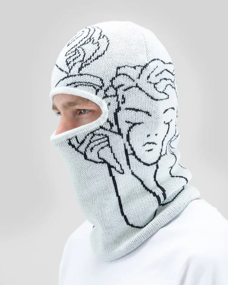 Beyond Medals HOMMES JACQUARD KNIT BALACLAVA ANGEL