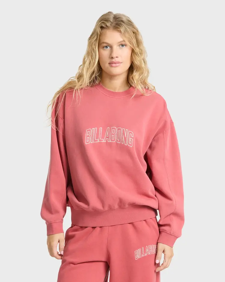 Billabong WOMEN'S VIBES KENDAL CREWNECK SWEATSHIRT