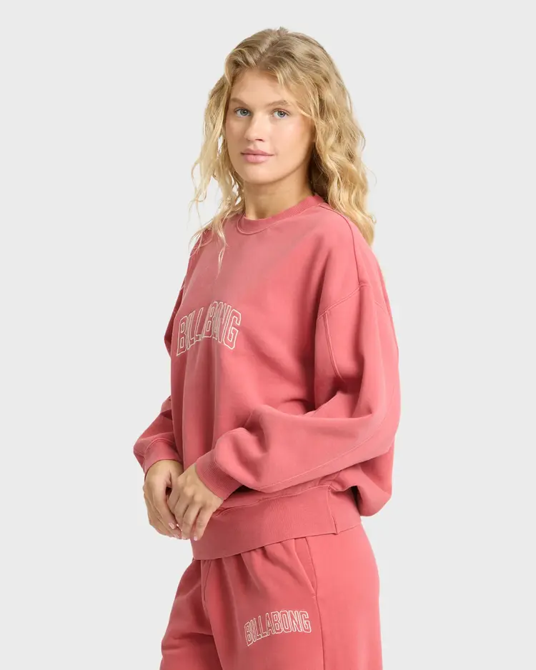 Billabong WOMEN'S VIBES KENDAL CREWNECK SWEATSHIRT