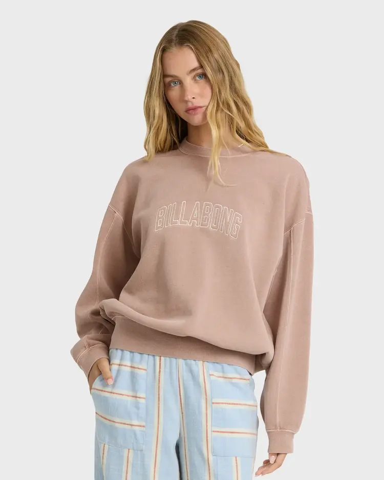 Billabong WOMEN'S VIBES KENDAL CREWNECK SWEATSHIRT