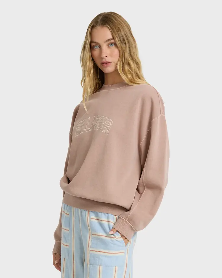 Billabong WOMEN'S VIBES KENDAL CREWNECK SWEATSHIRT