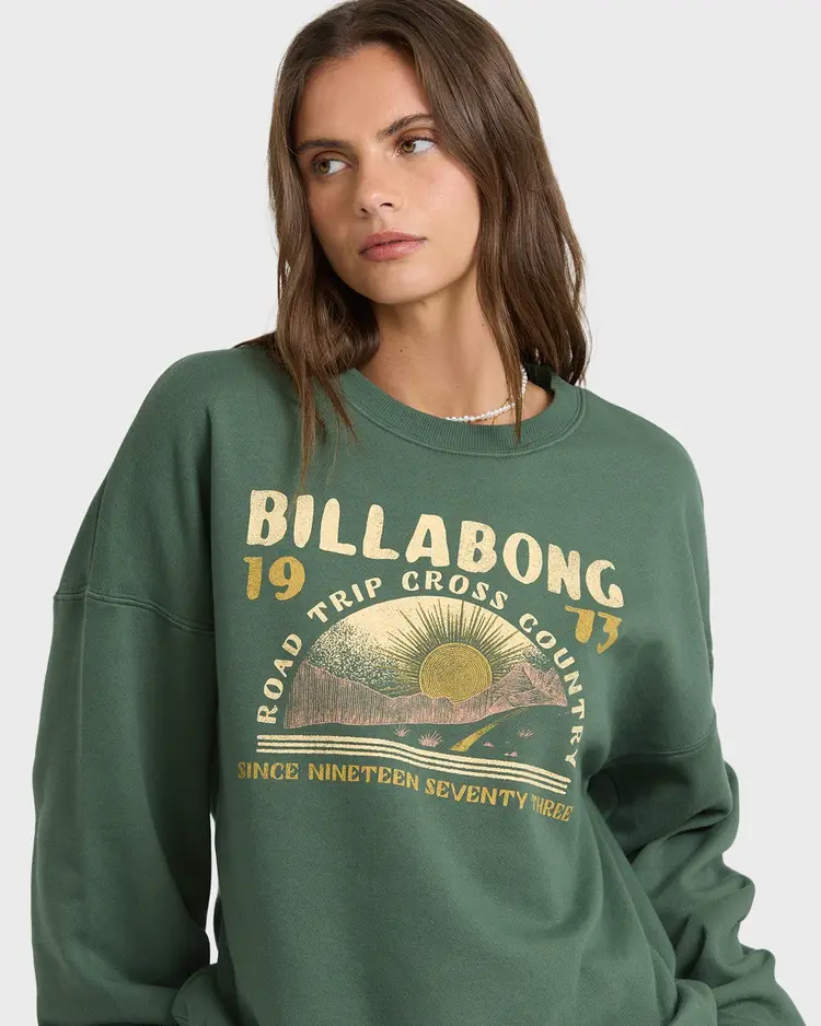 Billabong FEMMES WARM MEMORIES CREWNECK SWEATSHIRT