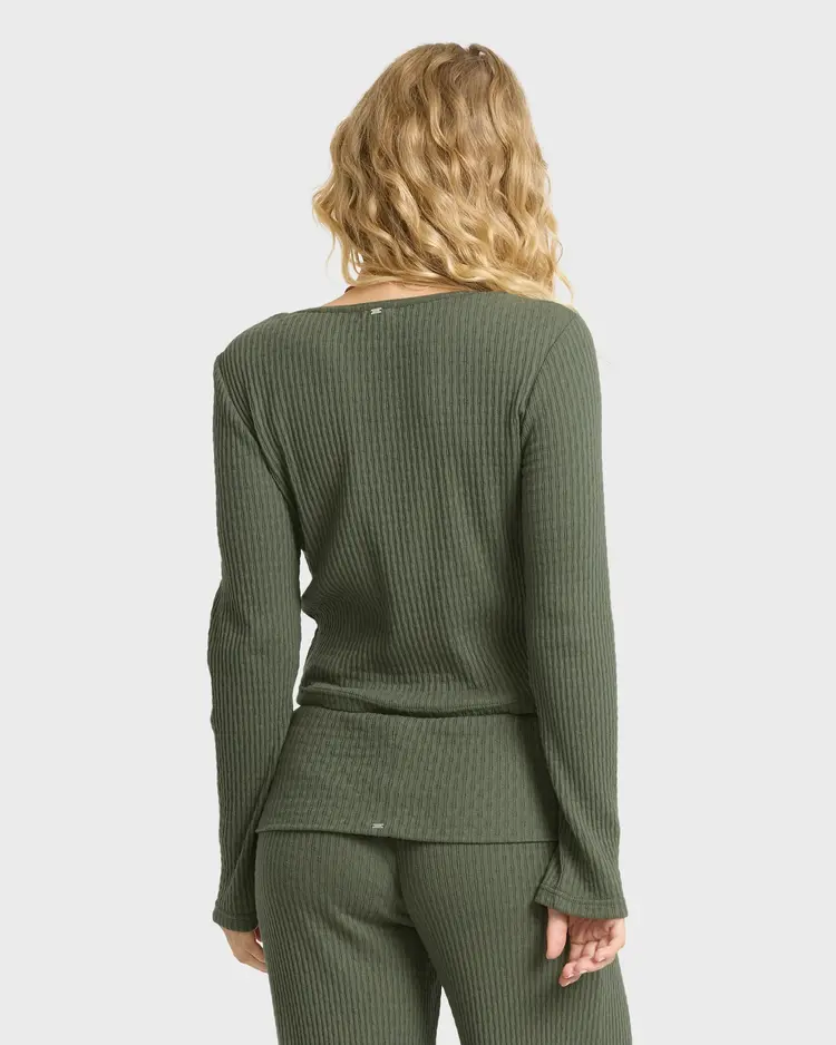 Billabong FEMMES SWEET COAST LONG SLEEVE KNIT TOP