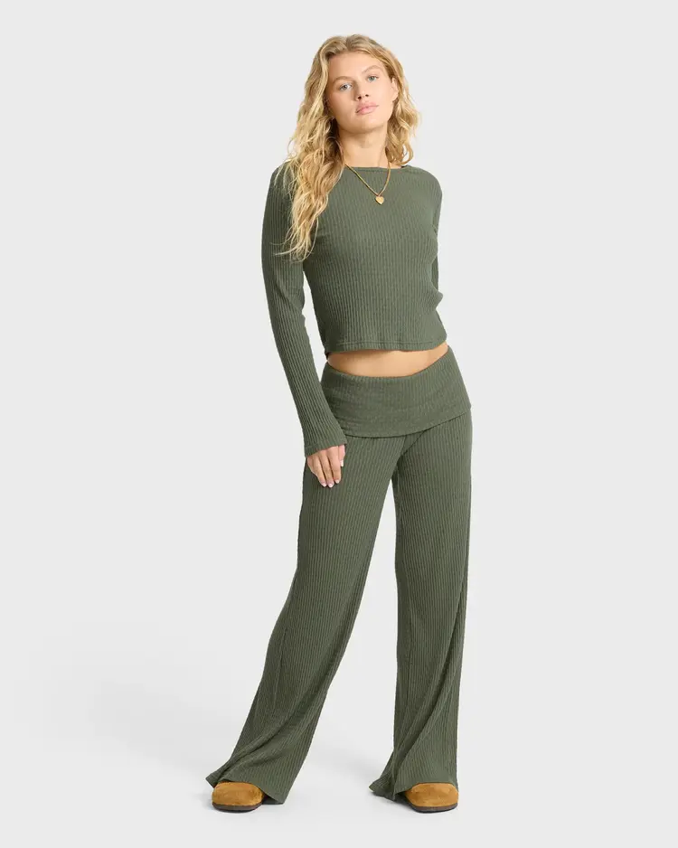 Billabong WOMEN'S SWEET COAST LONG SLEEVE KNIT TOP