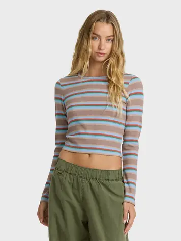 Billabong WOMEN'S SATURDAY LONG SLEEVE THERMAL ACORN