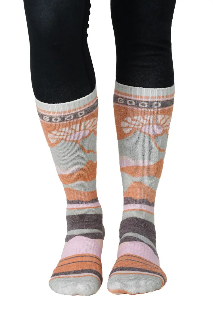 Notice the reckless WOMEN'S GOOD LIFE MERINO SKI SOCKS