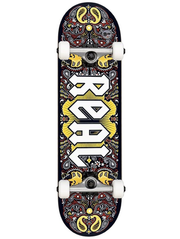 Real BANDANA COMPLETE SKATEBOARD NAVY
