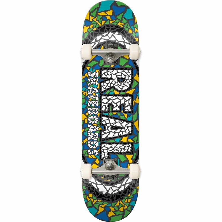 Real MOSAIC OVAL COMPLETE SKATEBOARD