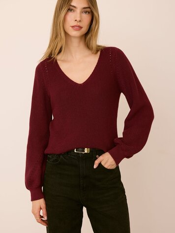 Gentle fawn WOMEN'S HAILEY PULLOVER SWEATER PORT