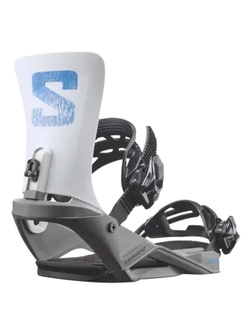 Salomon MEN'S RHYTHM SNOWBOARD BINDINGS GREY/WHITE/RACE BLUE