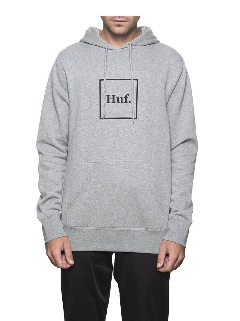 HUF BOX LOGO HOODIE - Universe Boardshop