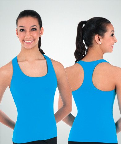 Body Wrappers Women's Racerback Pullover Top - MemoryStretch Lining, Nylon/Spandex, Workout & Casual Wear - View #4