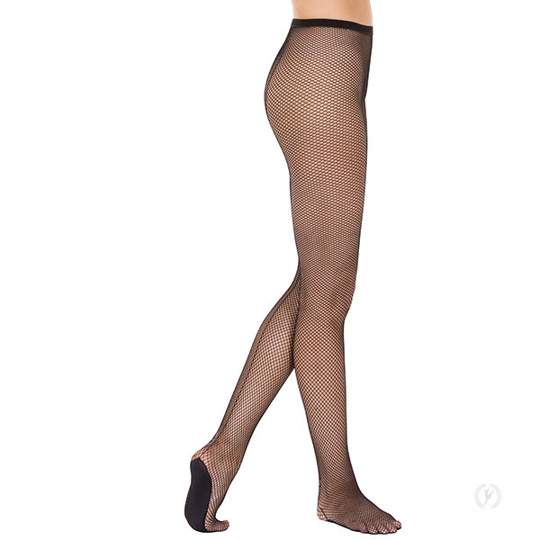 Eurotard 214 Professional Back Seam Fishnet Tights with Lined Foot by EuroSkins