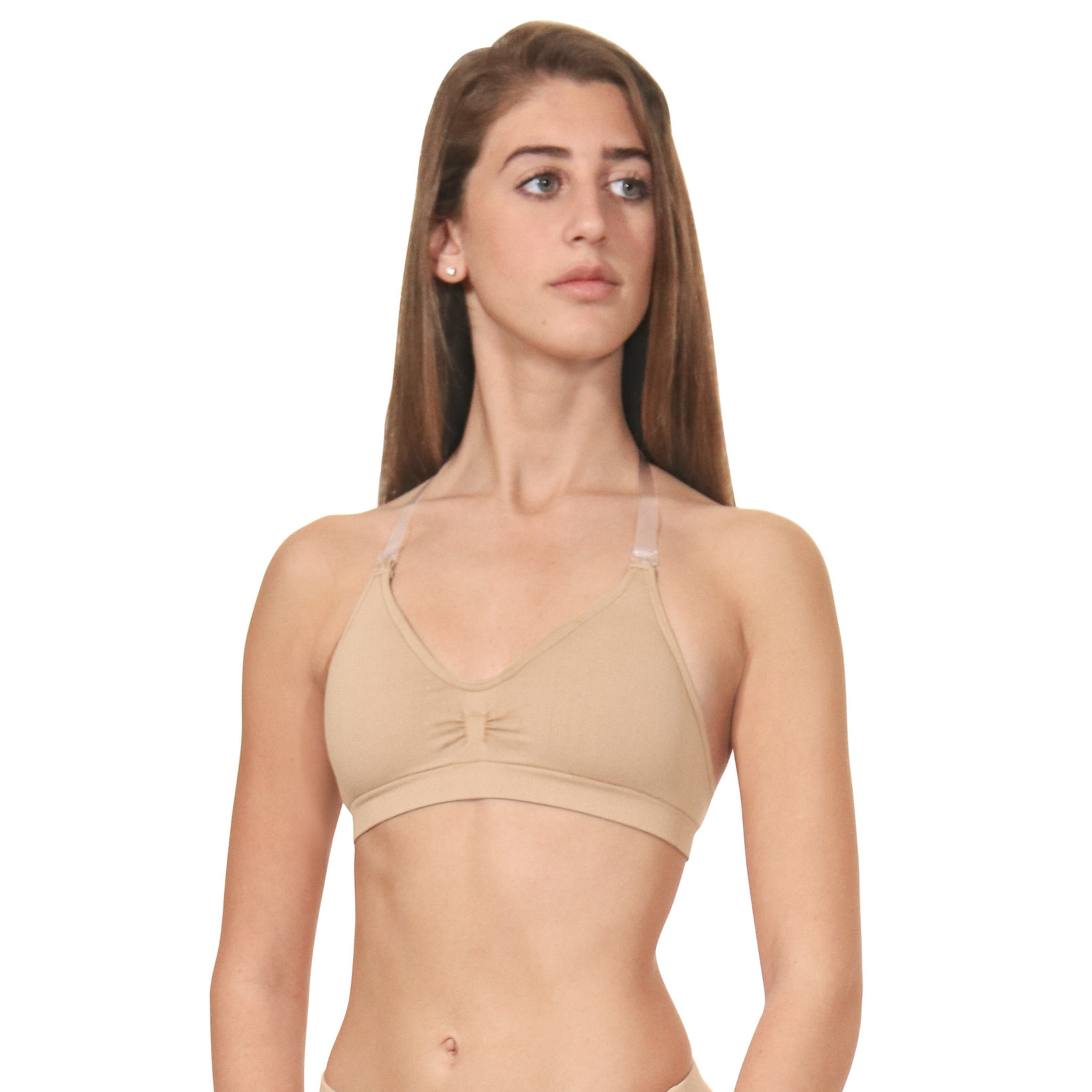 Eurotard 95624 Seamless Padded Wide Band Bra by EuroSkins