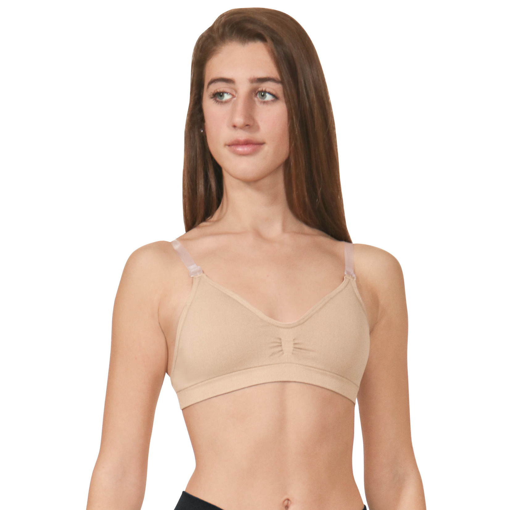 Eurotard 95624 Seamless Padded Wide Band Bra by EuroSkins