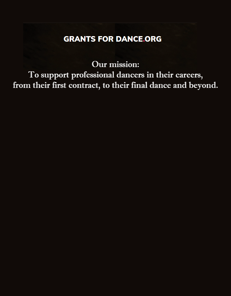 Donate for Grants for Dance Etoile Dancewear