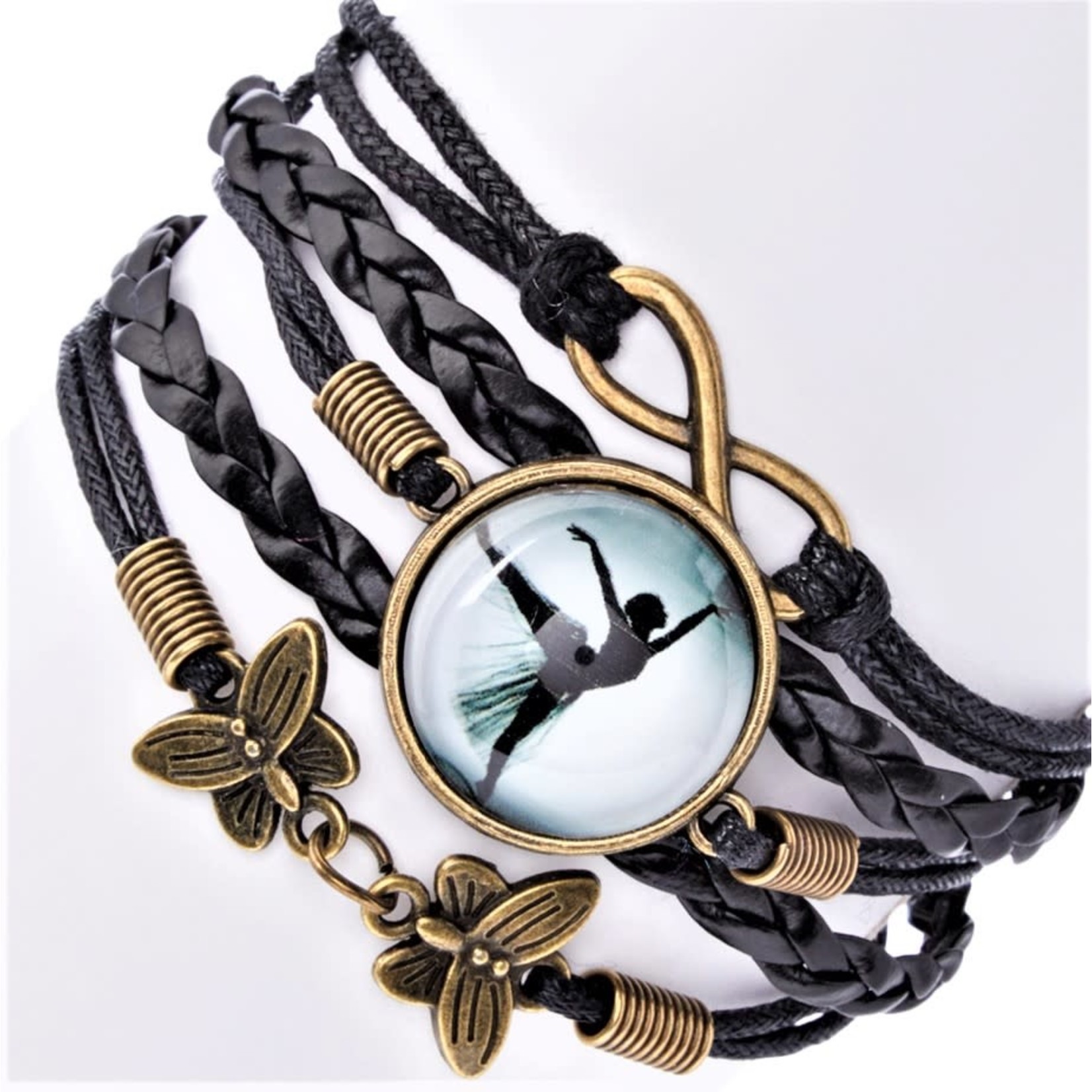 br82 Infinity, Arabesque & Butterflies Bracelet