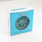 Dirty Bee Turquoise and Lace Loofah Soap